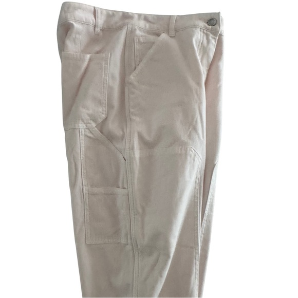 Wilfred Free Brennan Pant Size 6 Pale Pink High Rise 26 Inseam Utility Carpenter - Picture 3 of 9